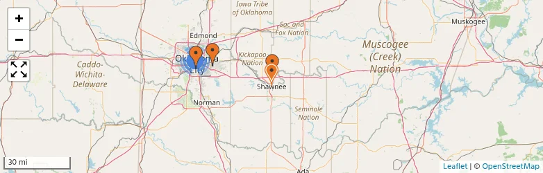 Related schools map