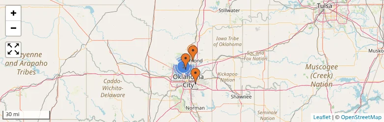 Related schools map