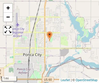 Map of Ponca City Christian Academy