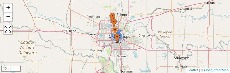 Related schools map