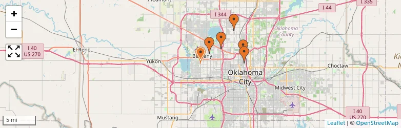 Related schools map