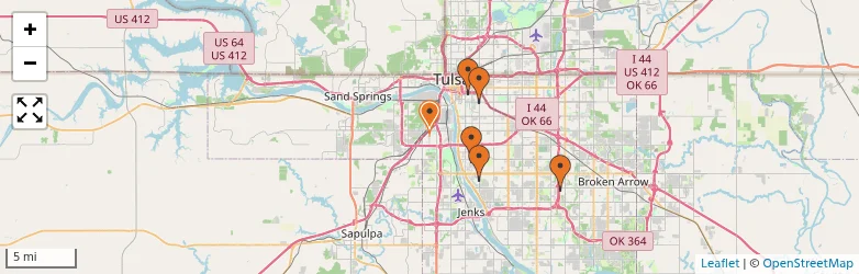 Related schools map