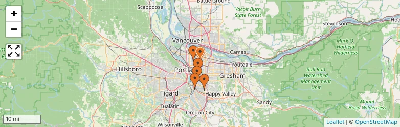 Related schools map