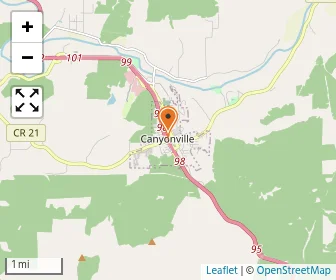 Map of Canyonville Adventist Elementary School