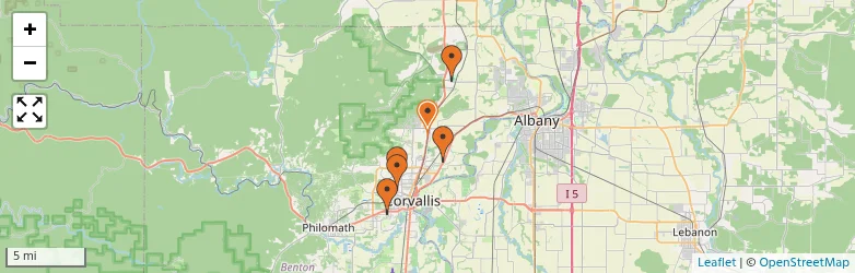 Related schools map