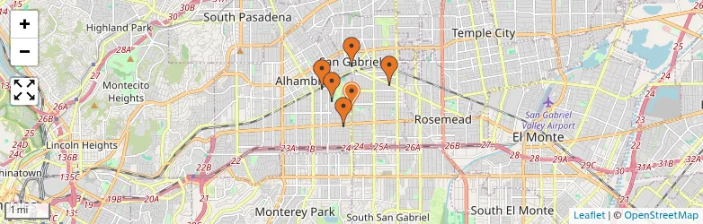 Related schools map