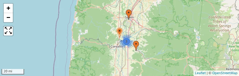 Related schools map