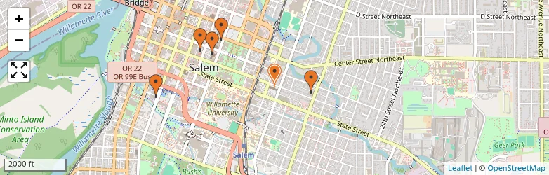 Related schools map