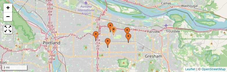 Related schools map