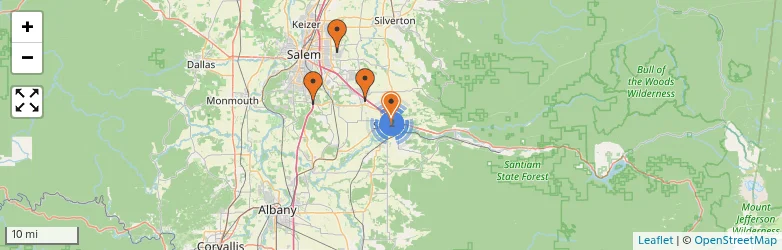 Related schools map