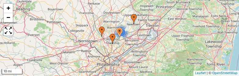 Related schools map