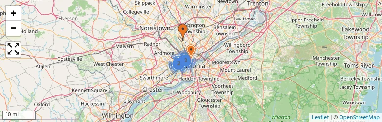 Related schools map