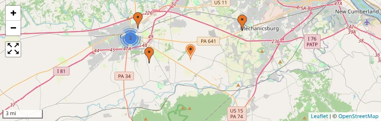 Related schools map