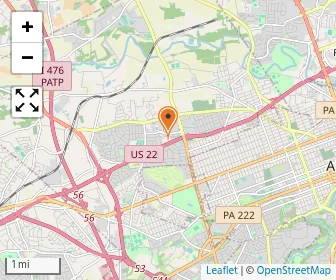 Map of Allentown Christian School