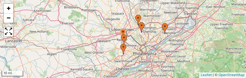 Related schools map