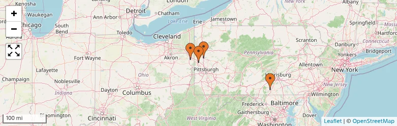 Related schools map