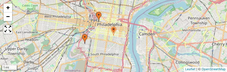 Related schools map