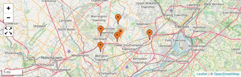 Related schools map