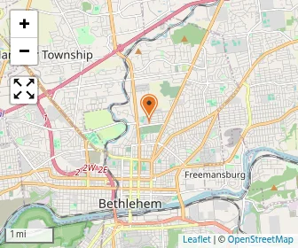 Map of Bethlehem Catholic High School