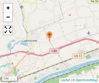 Map of Bloomsburg Christian School