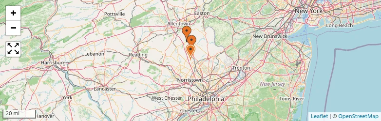 Related schools map