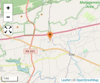Map of Brickerville Mennonite School