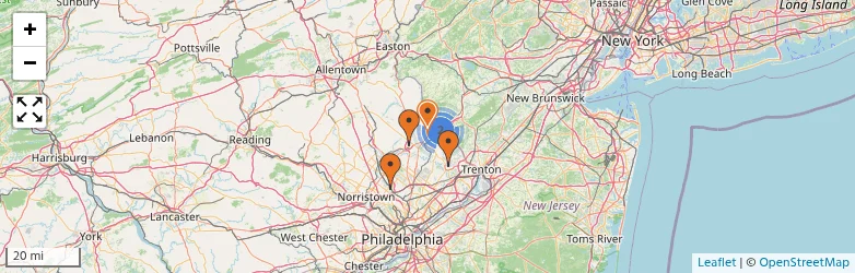 Related schools map