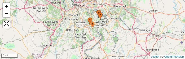 Related schools map