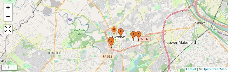 Related schools map