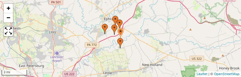 Related schools map