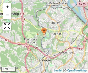 Map of Crafton Childrens Corner