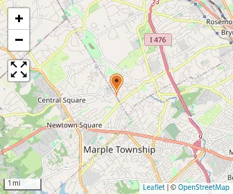 Map of Delaware County Christian School