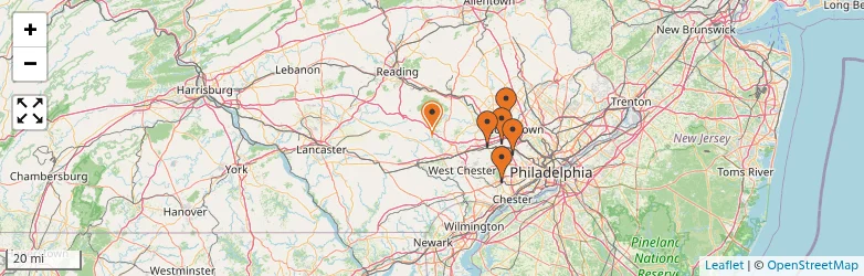 Related schools map