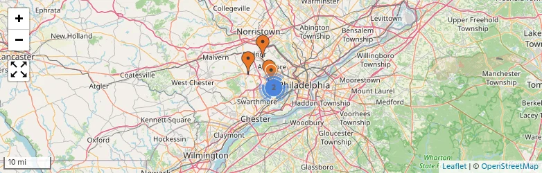 Related schools map