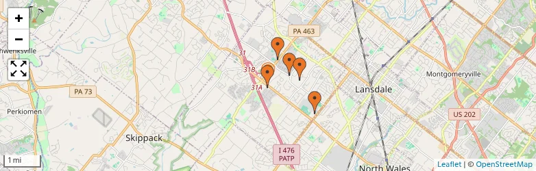 Related schools map