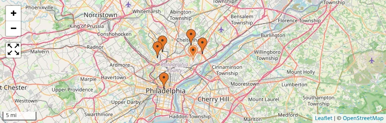 Related schools map