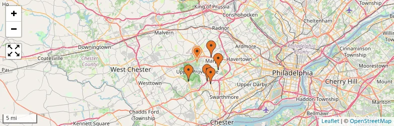 Related schools map