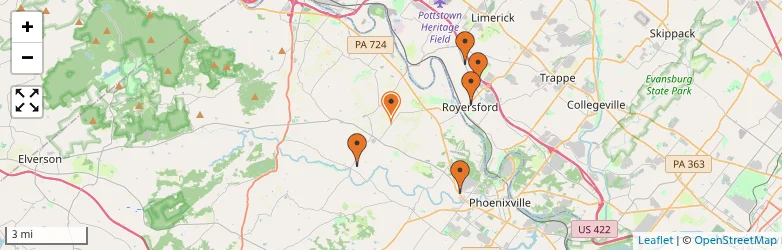 Related schools map