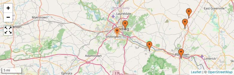 Related schools map