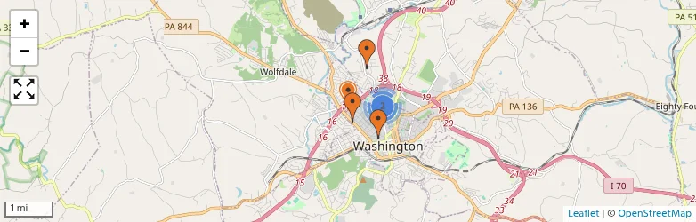 Related schools map