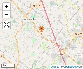 Map of Harleysville Learning Center