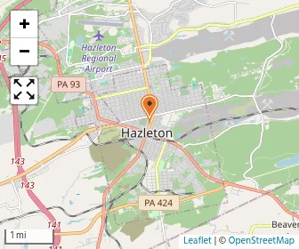 Map of Hazleton Trinity Nursery & Kindergarten School