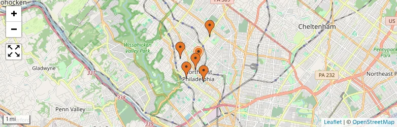 Related schools map