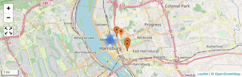 Related schools map