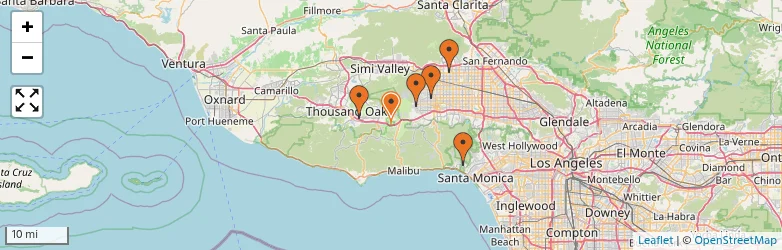 Related schools map