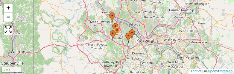 Related schools map