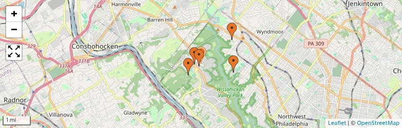 Related schools map