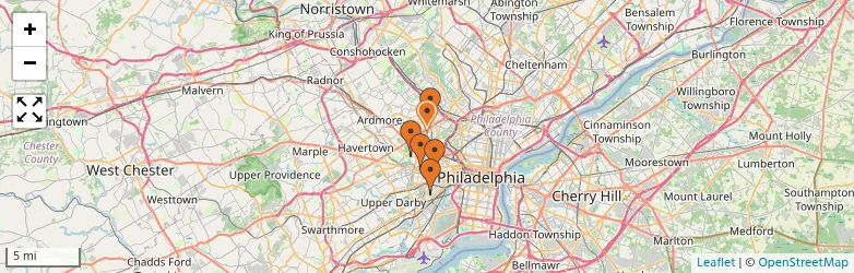 Related schools map
