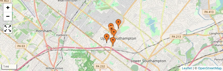 Related schools map