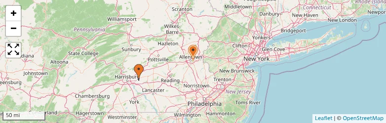 Related schools map